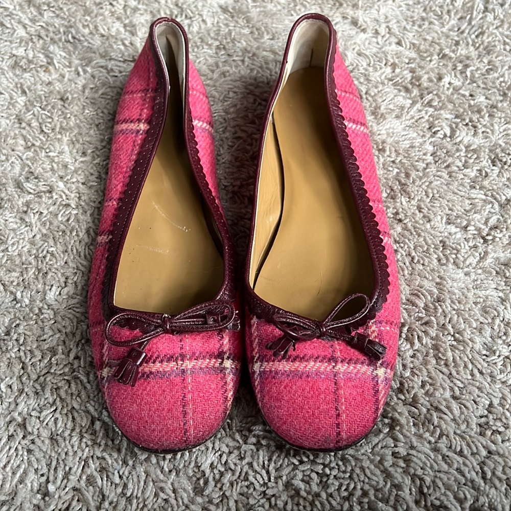 J. Crew Pink Flat Size 9.5